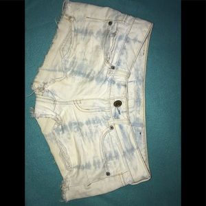 Light Wash Jean Shorts